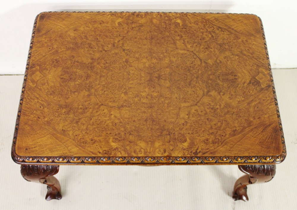 Rectangular Burr Walnut Coffee Table View II