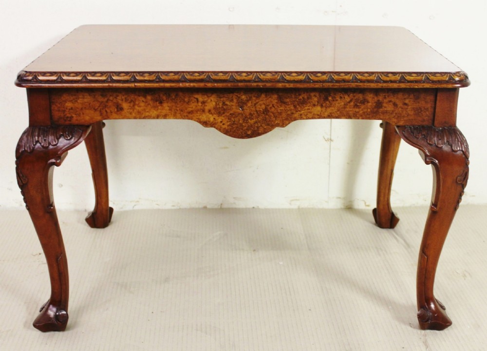Rectangular Burr Walnut Coffee Table View VII