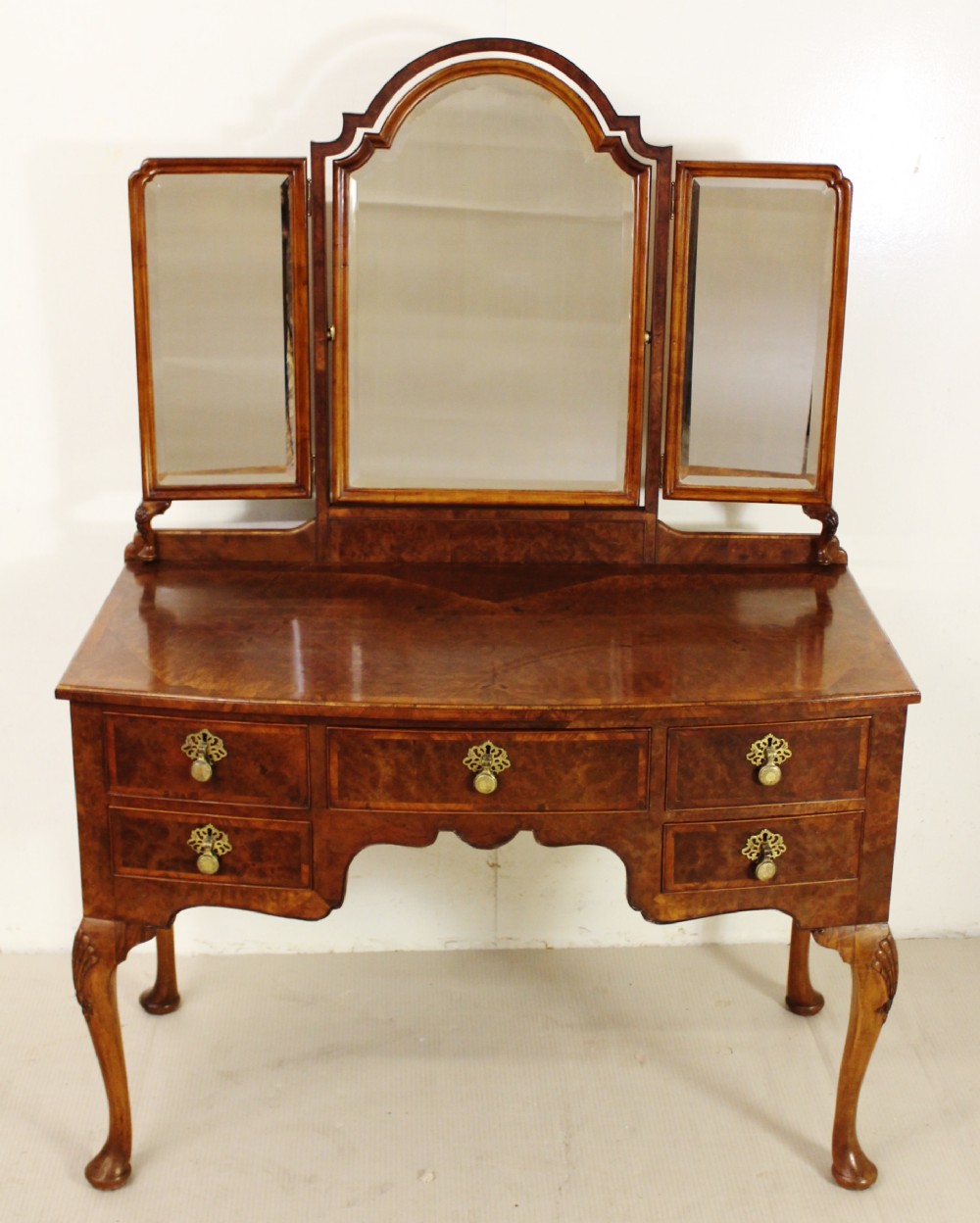 Burr Walnut Dressing Table