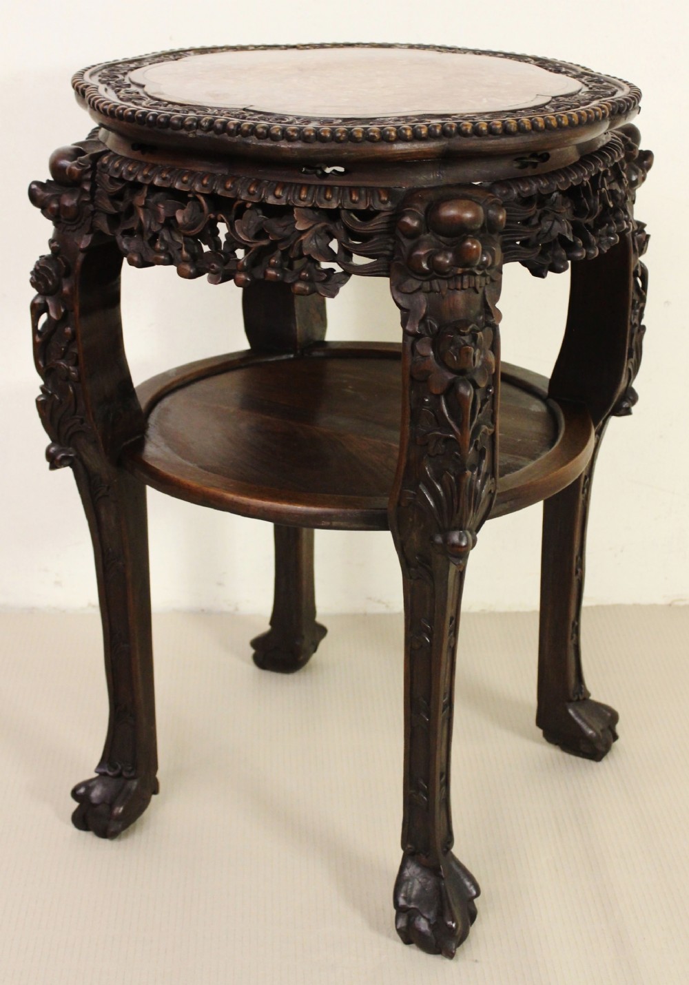 Large 19th Century Chinese Hardwood Stand