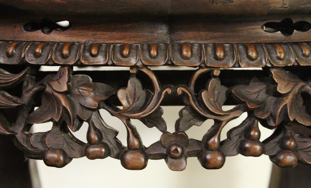 Large 19th Century Chinese Hardwood Stand View IX
