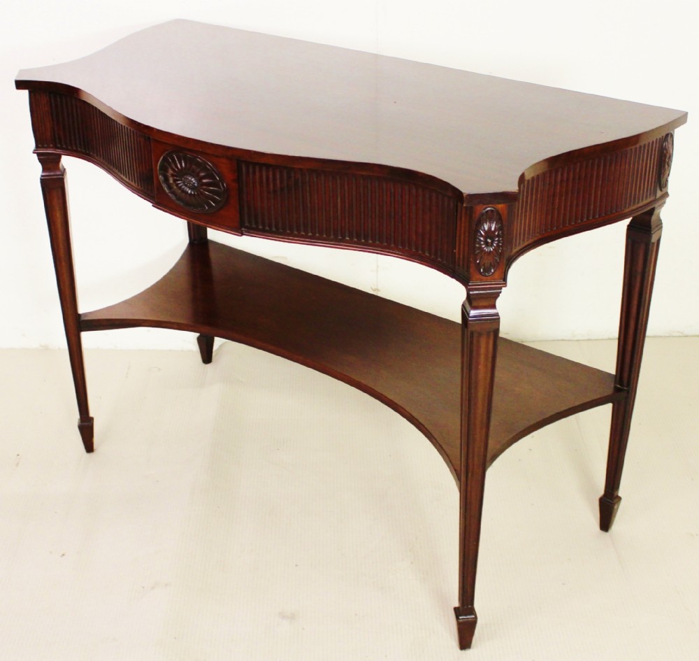 Mahogany Console Table by T. Wilson of London