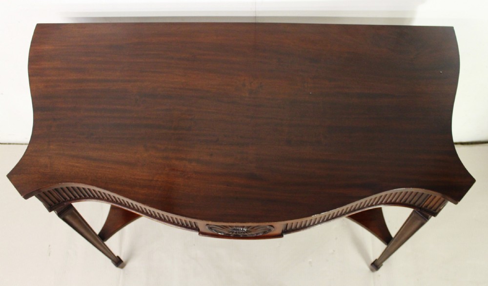 Mahogany Console Table by T. Wilson of London View III