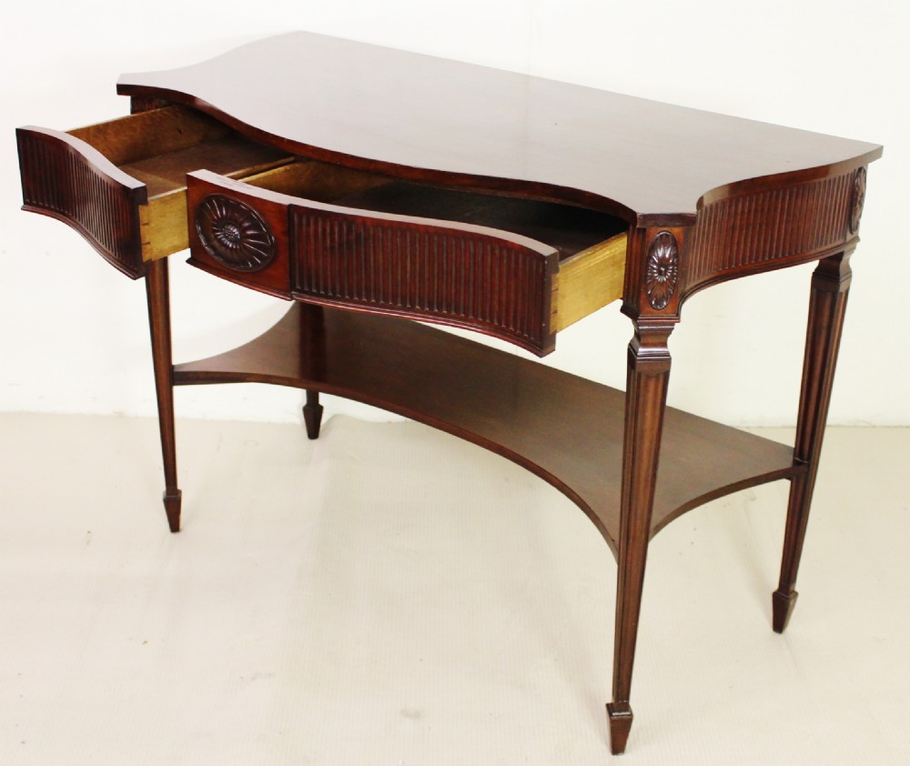Mahogany Console Table by T. Wilson of London View V