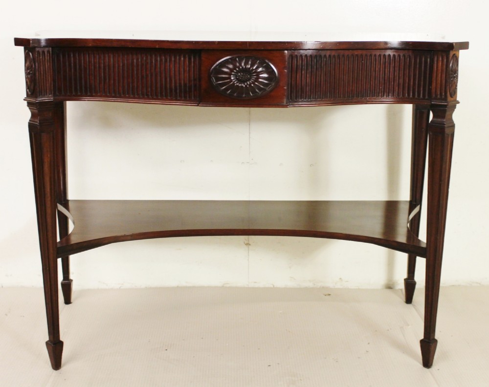 Mahogany Console Table by T. Wilson of London View VII