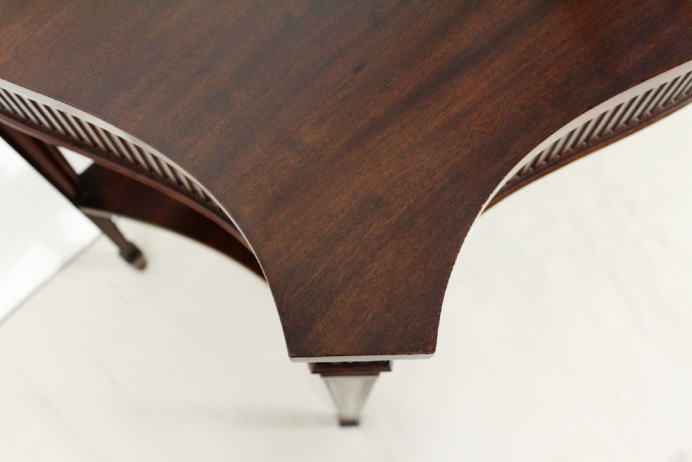 Mahogany Console Table by T. Wilson of London View XI