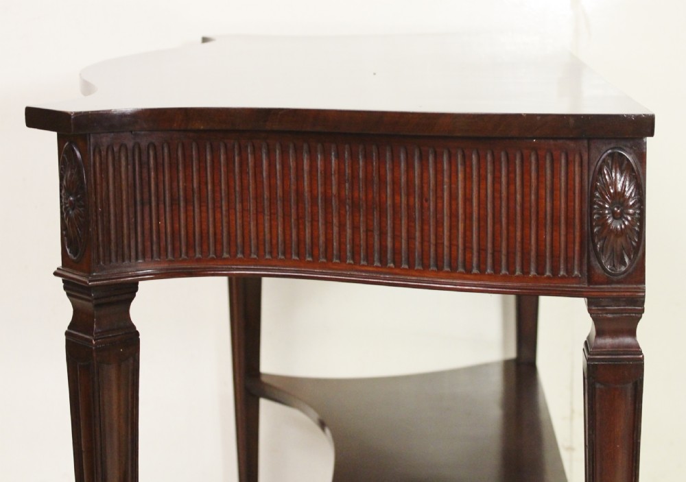 Mahogany Console Table by T. Wilson of London View XVI