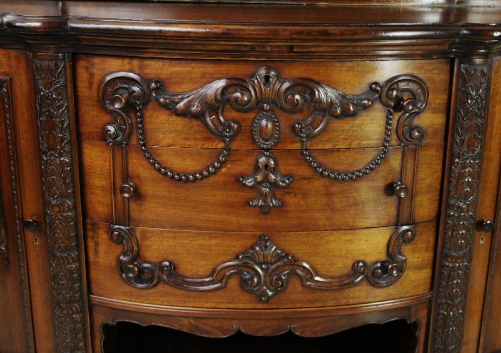 Neo Classical Style Glazed Mahogany Sideboard View II