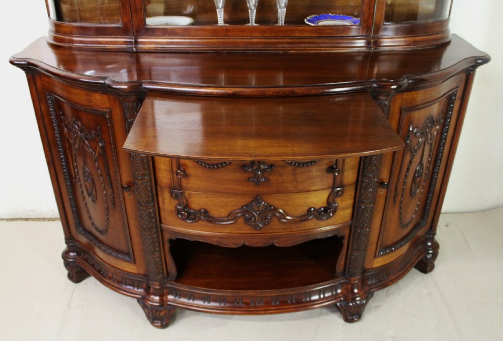 Neo Classical Style Glazed Mahogany Sideboard View XIV