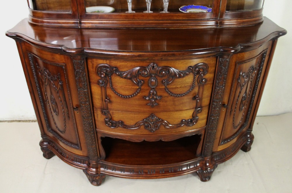 Neo Classical Style Glazed Mahogany Sideboard View XV