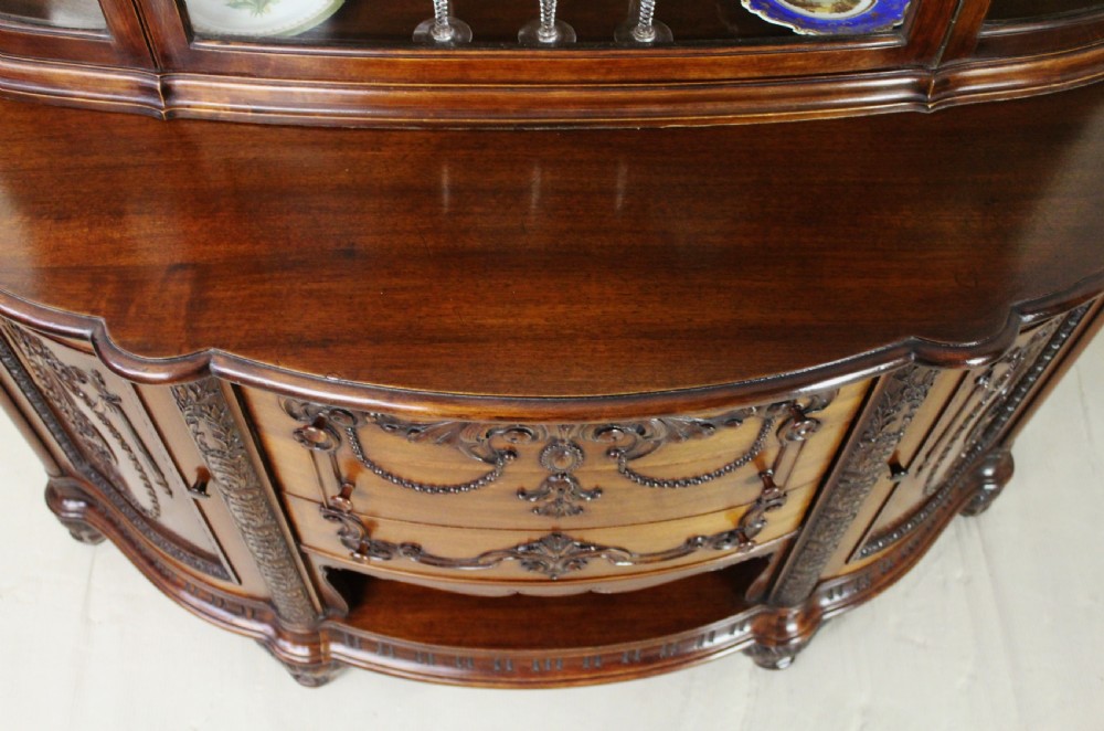 Neo Classical Style Glazed Mahogany Sideboard View XVI