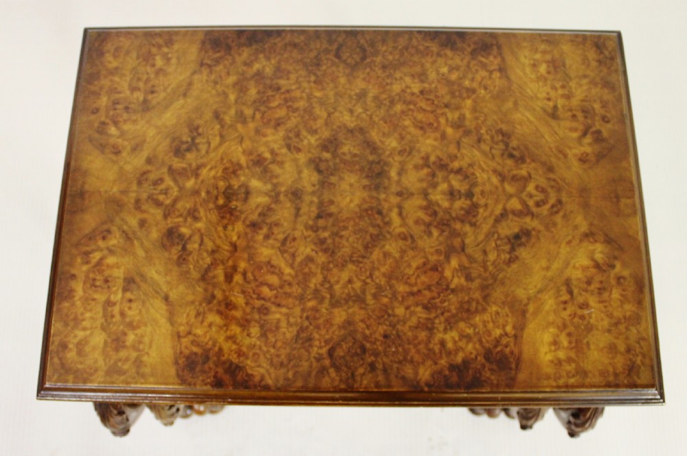 Pair of Burr Walnut Nests of Tables View V
