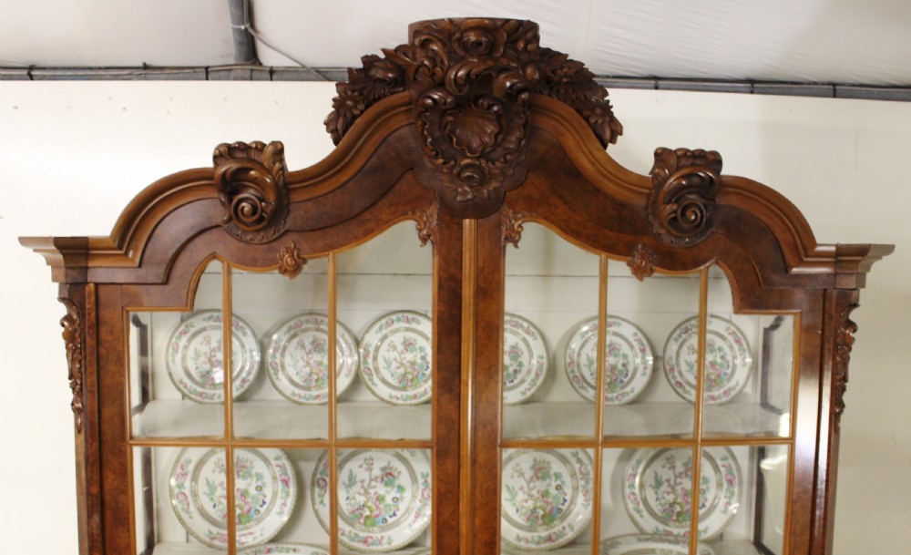 Large Dutch Burr Walnut Cabinet View XV