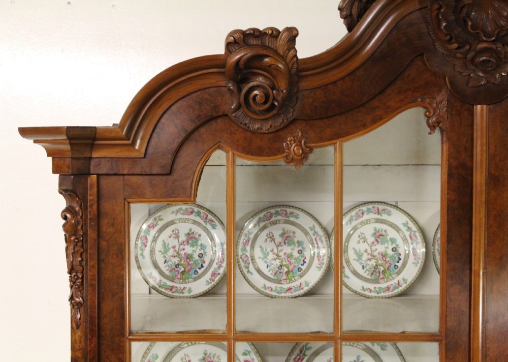 Large Dutch Burr Walnut Cabinet View XVII