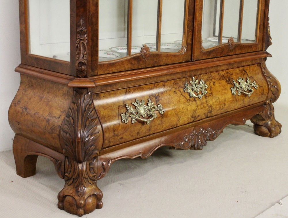 Large Dutch Burr Walnut Cabinet View XX