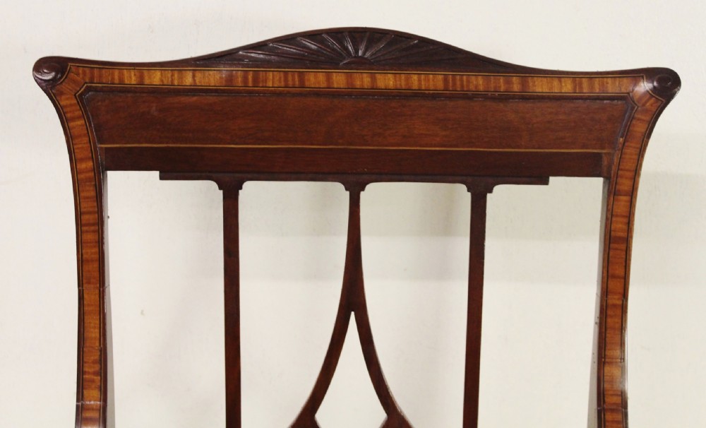 Inlaid Mahogany Armchair View VI