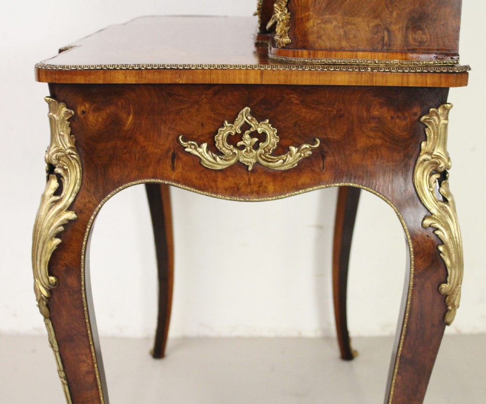 Inlaid Burr Walnut Bonheur Du Jour View XXI