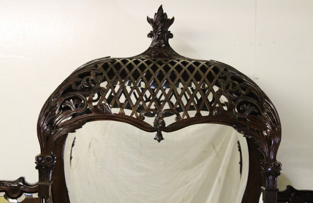 Victorian Carved Mahogany Parlour Cabinet View VI
