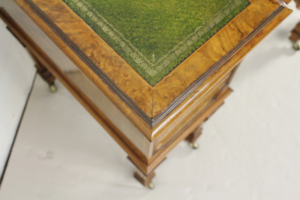 Johnstone and Jeanes Burr Walnut Writing Table View XXI