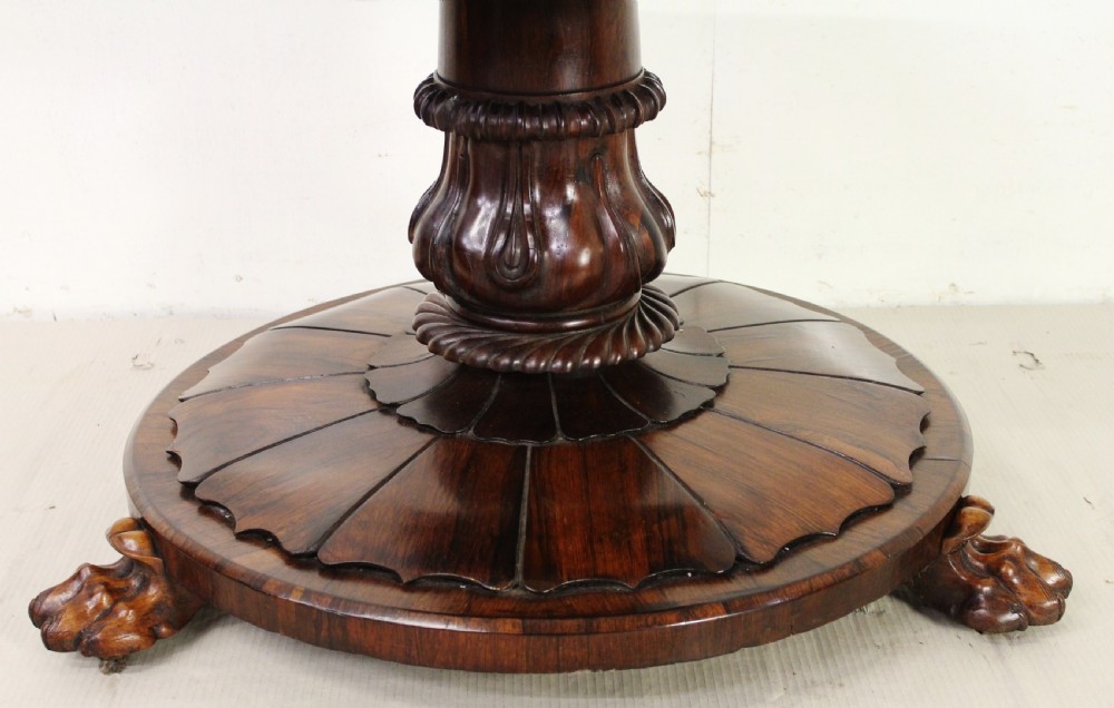 Early Victorian Rosewood Loo Table View IV