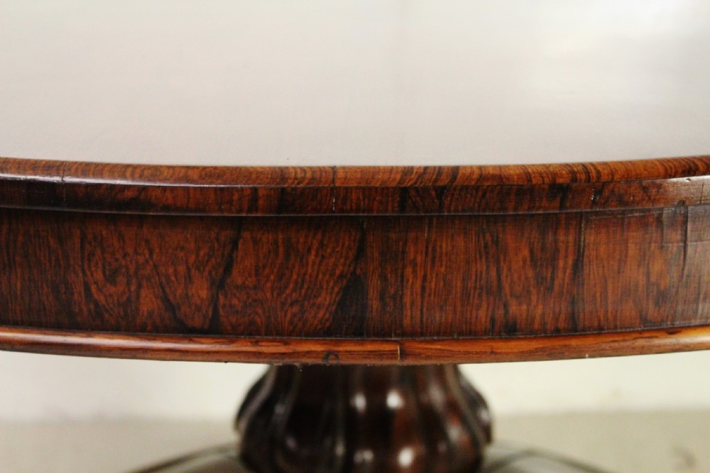 Early Victorian Rosewood Loo Table View V