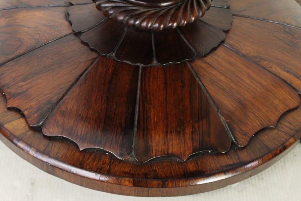 Early Victorian Rosewood Loo Table View VII