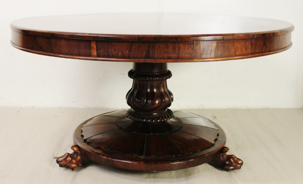 Early Victorian Rosewood Loo Table View X