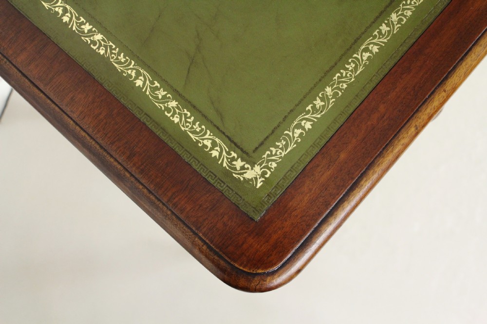 Victorian Mahogany 3 Drawer Writing Table View XII