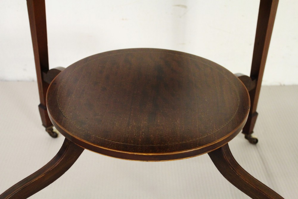 Inlaid Mahogany Occasional Table View VII