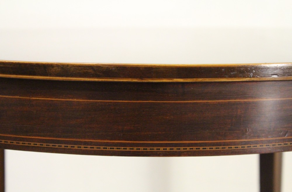 Inlaid Mahogany Occasional Table View IX