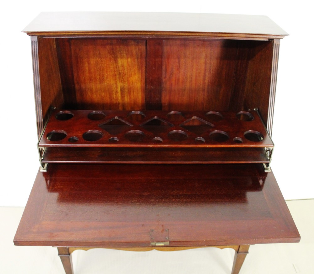 Art Nouveau Inlaid Mahogany Drinks Cabinet View VI