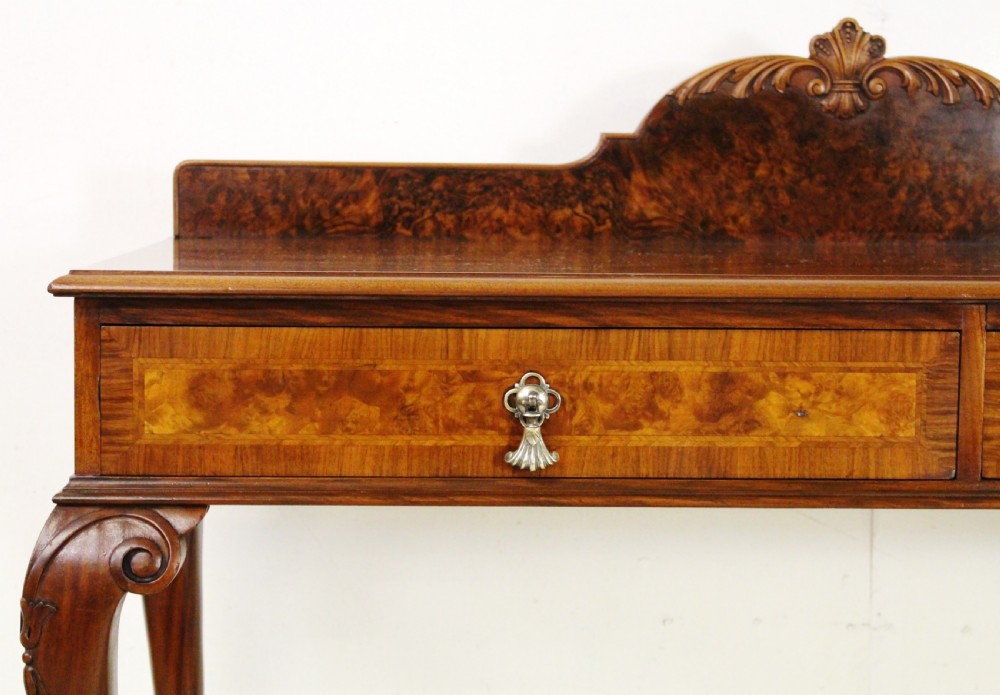 Burr Walnut Serving Table View IX