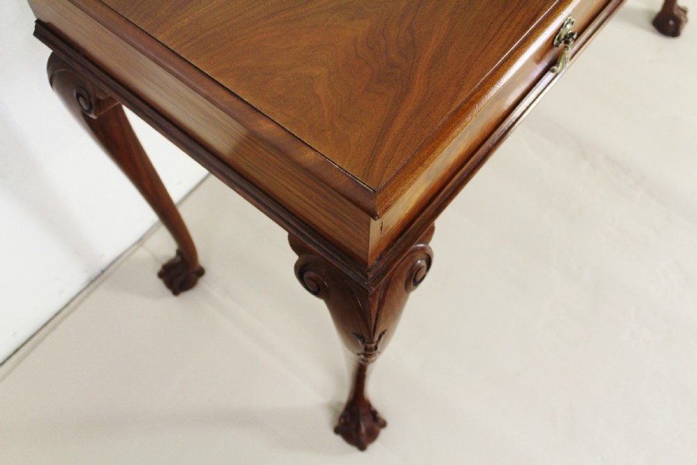 Burr Walnut Serving Table View X
