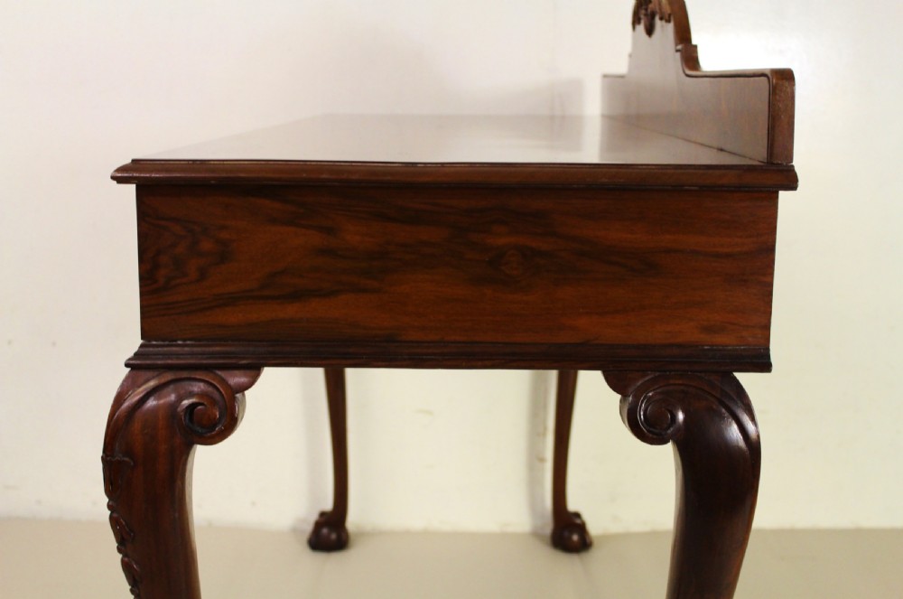 Burr Walnut Serving Table View XVI