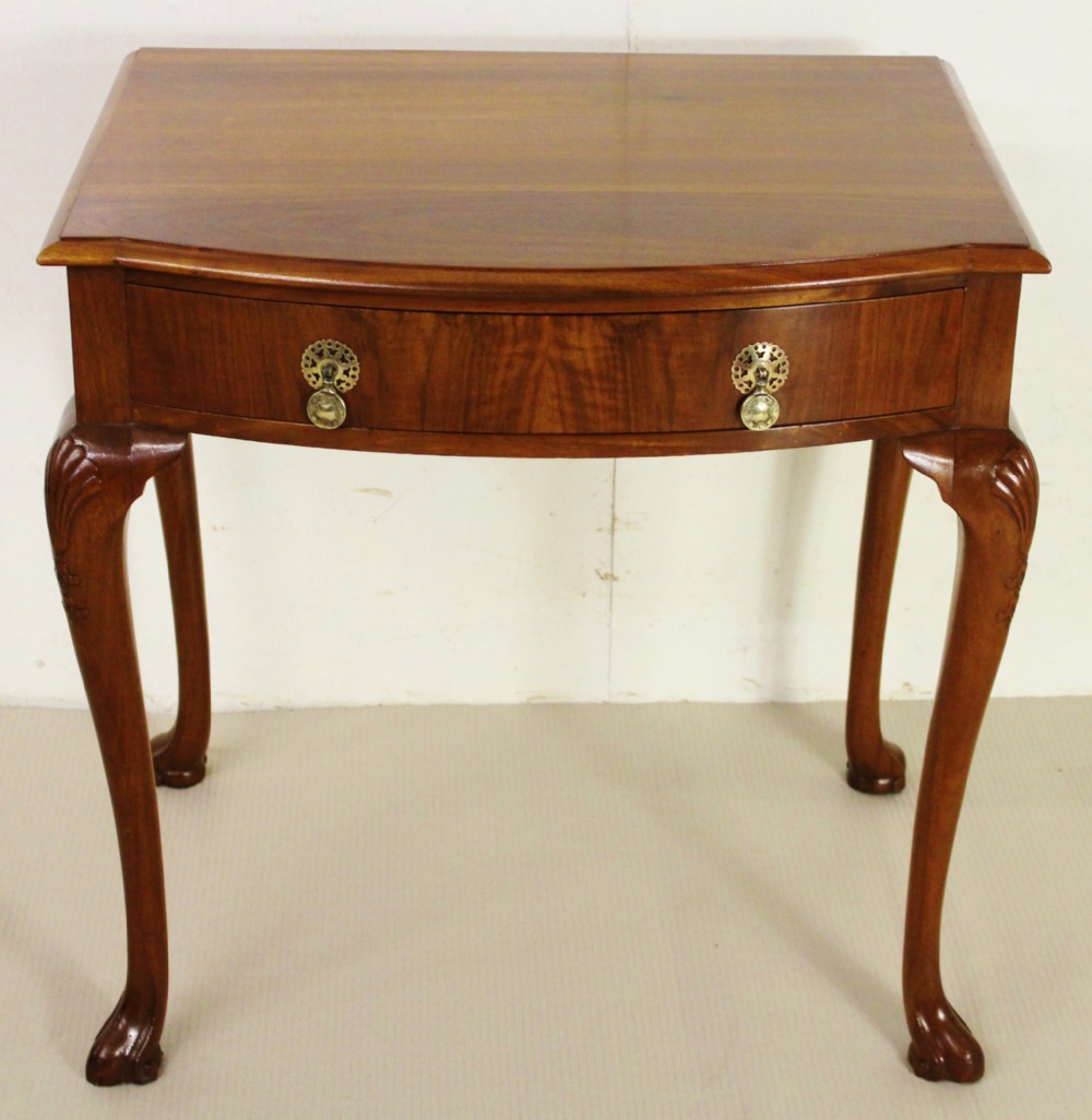 Burr Walnut Lamp Table