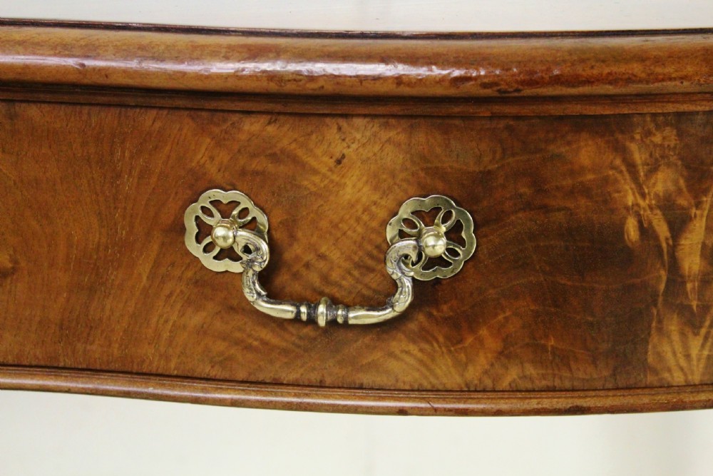 Burr Walnut Console Table View VII