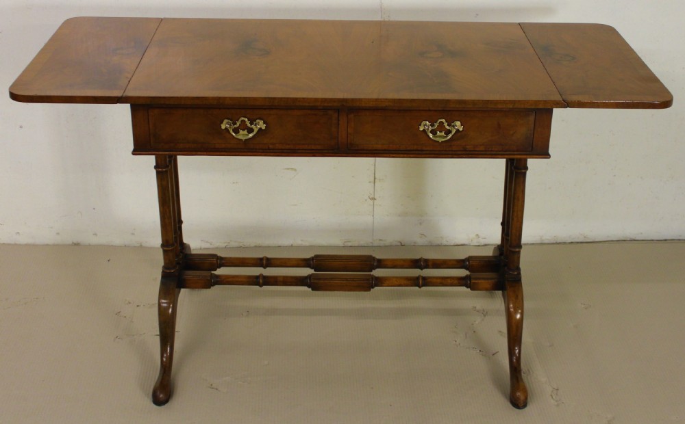 Burr Walnut Sofa Table View X