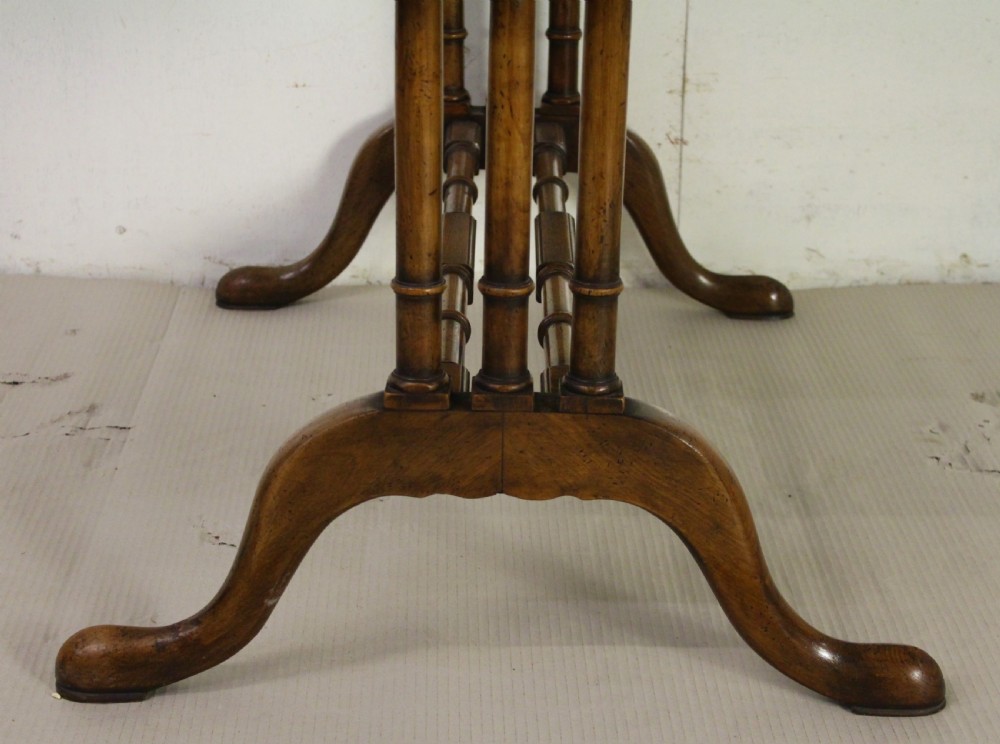 Burr Walnut Sofa Table View XIV