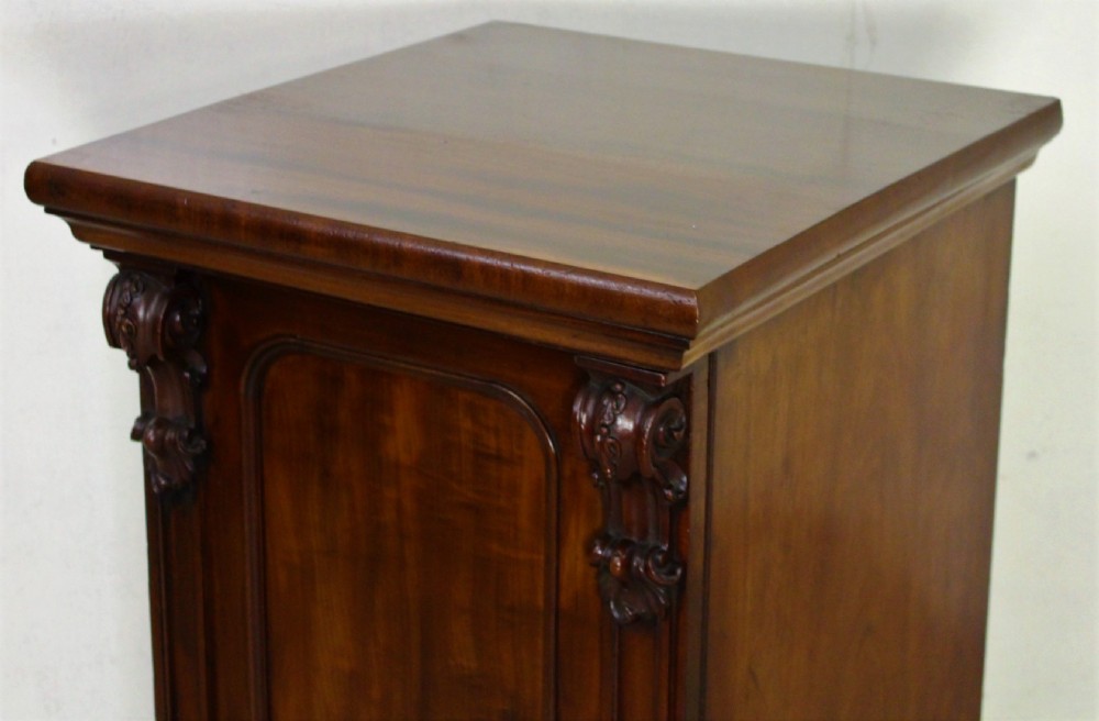 Pair of Early Victorian Mahogany Pedestal Cupboards View XII