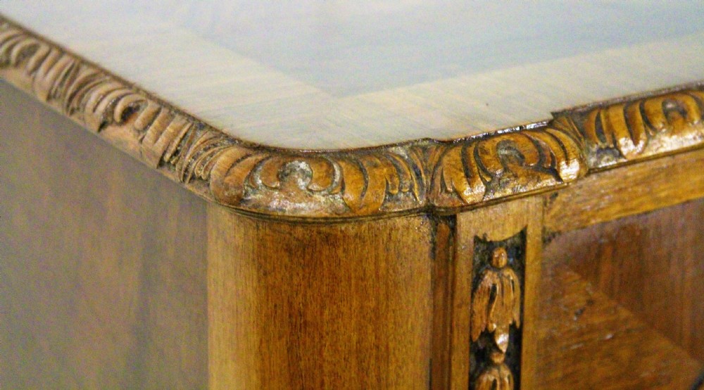 Burr Walnut Cocktail Cabinet View VIII
