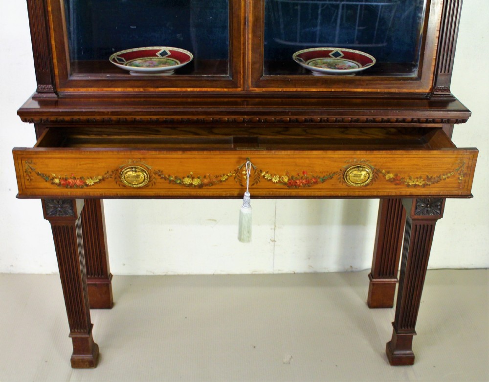 Neo Classical Mahogany Display Cabinet View XI