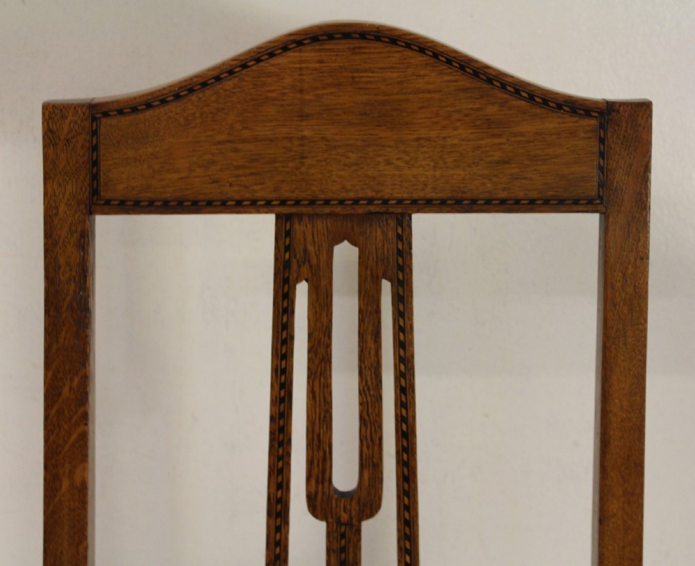 Arts and Crafts Oak Armchair View VIII