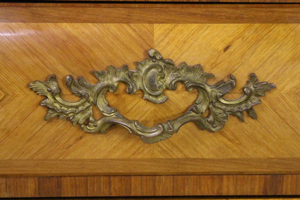 Louis XV Style Kingwood and Tulip wood Commode View VIII