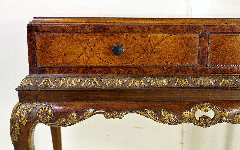Burr Walnut Side Table View VIII