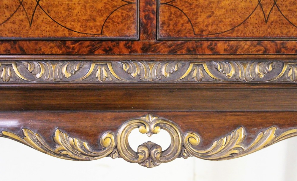Burr Walnut Side Table View XI
