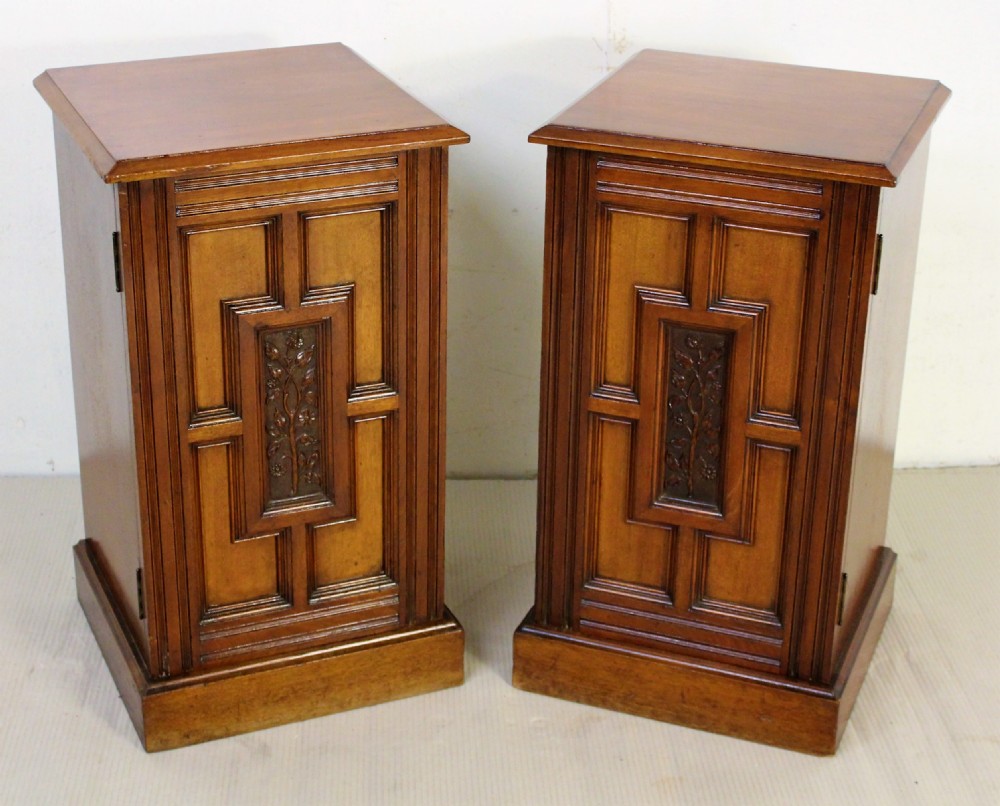 Pair of Victorian Bedside Cupboards by Maple and Co View VI