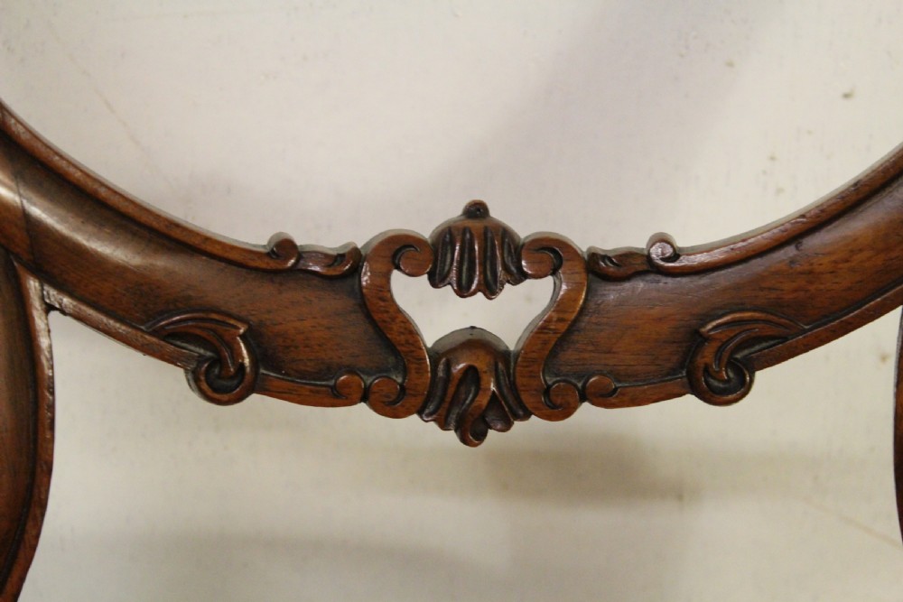 Set of 6 Victorian Walnut Dining Chairs View XII