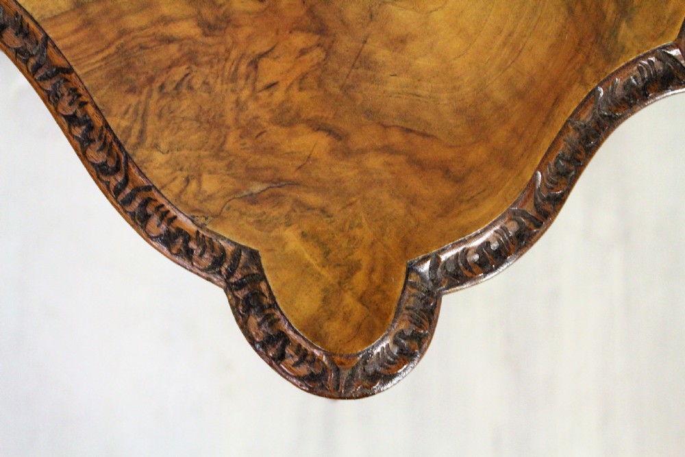 Burr Walnut Nest of 3 Tables View XI