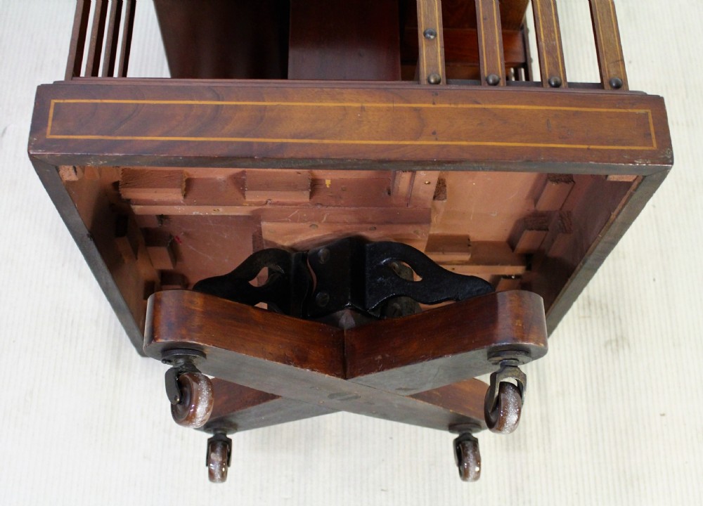 Superior Quality Inlaid Mahogany Revolving Bookcase View V