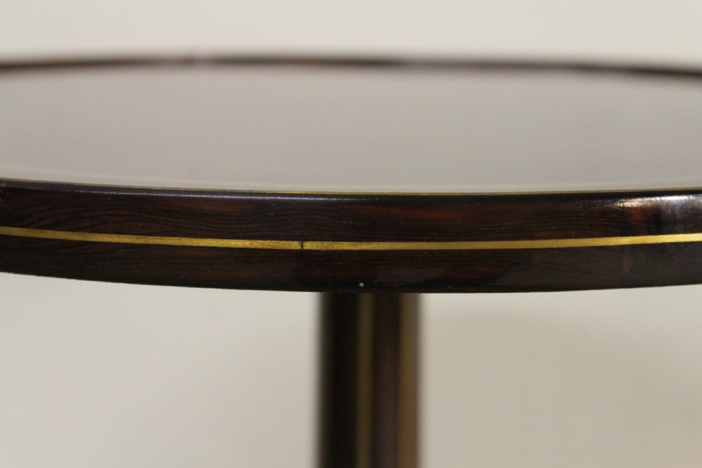 Fine Quality Brass Inlaid Rosewood Table View IV